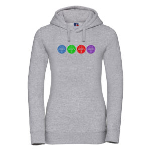 Colourful Retro Hoodie for Women